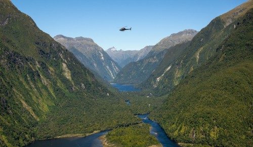 Milford Sound from above